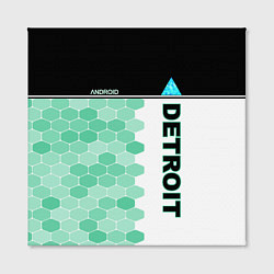 Холст квадратный Detroit: Android, цвет: 3D-принт — фото 2