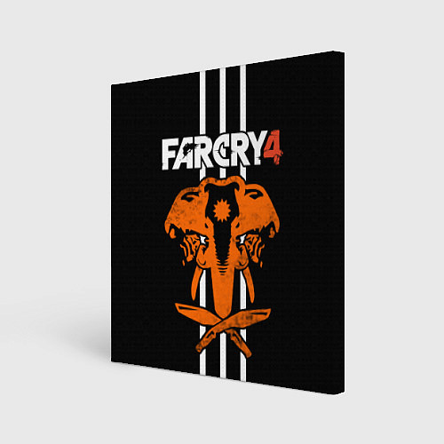 Картина квадратная Far Cry 4: Orange Elephant / 3D-принт – фото 1