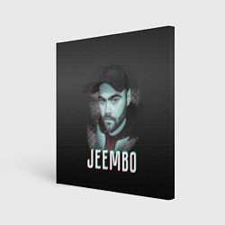 Холст квадратный Jeembo glitch, цвет: 3D-принт