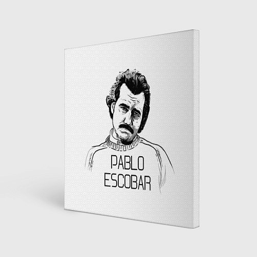 Картина квадратная Pablo Escobar / 3D-принт – фото 1