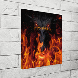 Холст квадратный TES: Flame Wolf, цвет: 3D-принт — фото 2
