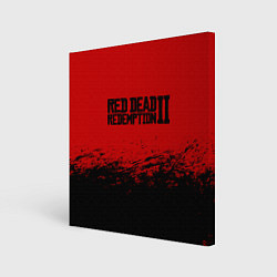 Холст квадратный Red Dead Redemption II, цвет: 3D-принт