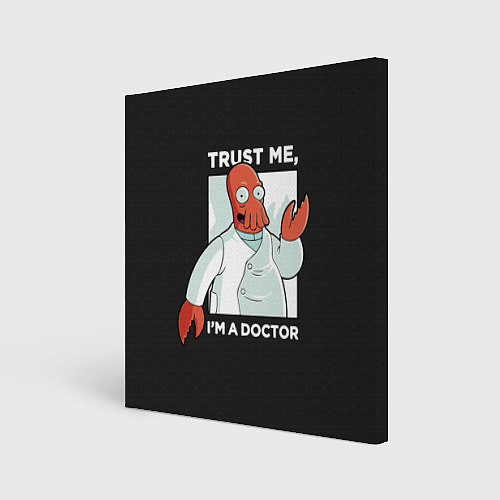 Картина квадратная Zoidberg: Trust Me / 3D-принт – фото 1