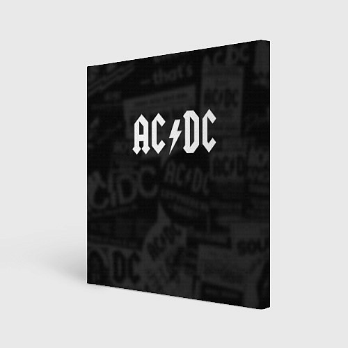 Картина квадратная AC/DC: Black Rock / 3D-принт – фото 1