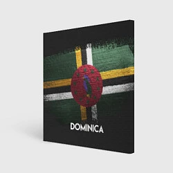 Холст квадратный Dominica Style, цвет: 3D-принт
