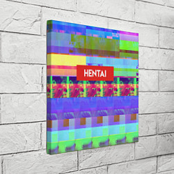 Холст квадратный Hentai TV, цвет: 3D-принт — фото 2