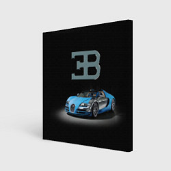 Картина квадратная Bugatti - motorsport extreme