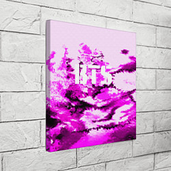Холст квадратный BTS: Purple Style, цвет: 3D-принт — фото 2