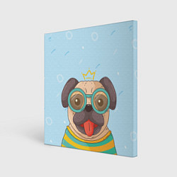 Холст квадратный Happy Dog, цвет: 3D-принт