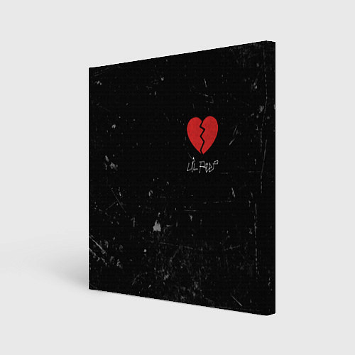 Картина квадратная Lil Peep: Broken Heart / 3D-принт – фото 1