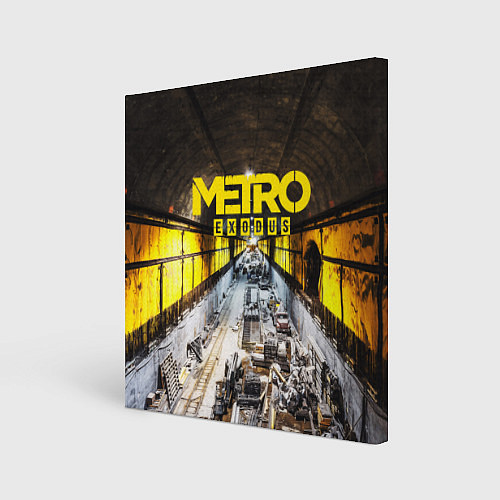 Картина квадратная METRO EXODUS EXCLUSIVE / 3D-принт – фото 1