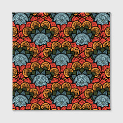 Холст квадратный Узоры Бохо, цвет: 3D-принт — фото 2