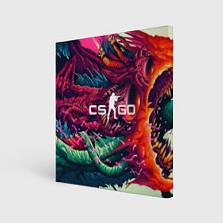 Картина квадратная CS:GO Hyper Beast Skin