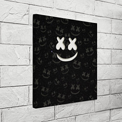 Холст квадратный Marshmello Cosmos pattern, цвет: 3D-принт — фото 2