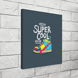 Холст квадратный Super Сool, цвет: 3D-принт — фото 2