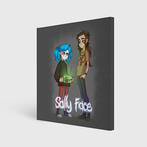 Картина квадратная Sally Face: Friends / 3D-принт – фото 1