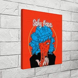 Холст квадратный Sally Face: Bloody Horror, цвет: 3D-принт — фото 2