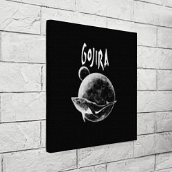 Холст квадратный Gojira: Space, цвет: 3D-принт — фото 2