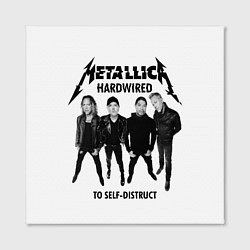 Холст квадратный Metallica: Hardwired, цвет: 3D-принт — фото 2