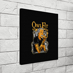 Холст квадратный Owl Fit, цвет: 3D-принт — фото 2