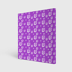 Картина квадратная Twitch: Violet Pattern