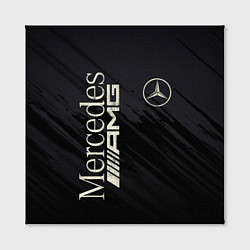 Холст квадратный Mercedes AMG: Black Edition, цвет: 3D-принт — фото 2