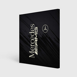 Картина квадратная Mercedes AMG: Black Edition