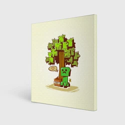 Холст квадратный Forest Creeper, цвет: 3D-принт