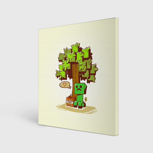 Картина квадратная Forest Creeper / 3D-принт – фото 1