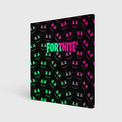 Холст квадратный FORTNITE x MARSHMELLO, цвет: 3D-принт