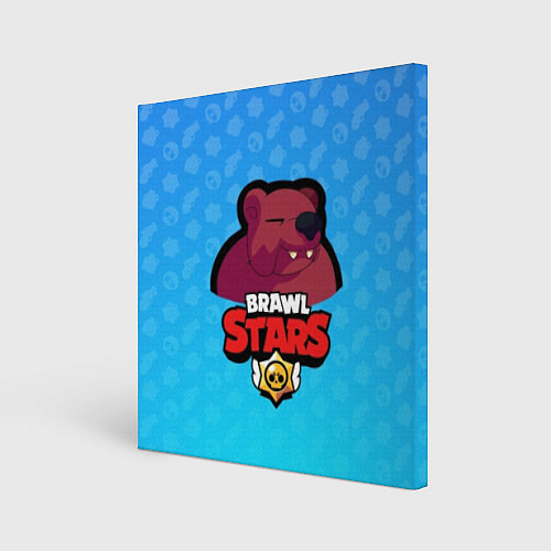 Картина квадратная Bear: Brawl Stars / 3D-принт – фото 1