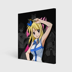 Холст квадратный Fairy Tail: Lucy, цвет: 3D-принт