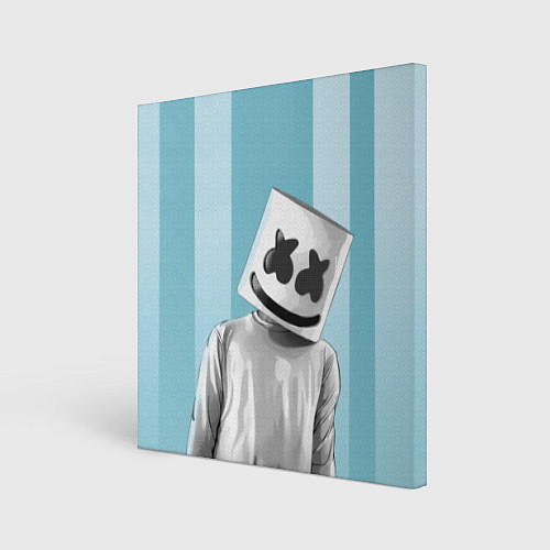 Картина квадратная Marshmello / 3D-принт – фото 1