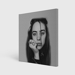 Холст квадратный BILLIE EILISH, цвет: 3D-принт