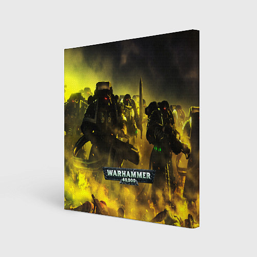 Картина квадратная Warhammer 40K - Космические Десантники / 3D-принт – фото 1