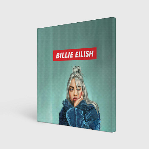 Картина квадратная Billie Eilish / 3D-принт – фото 1