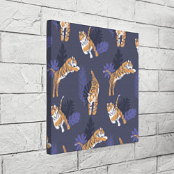 Холст квадратный Тигриный прайд, цвет: 3D-принт — фото 2
