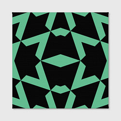 Холст квадратный Abstract zigzag pattern, цвет: 3D-принт — фото 2
