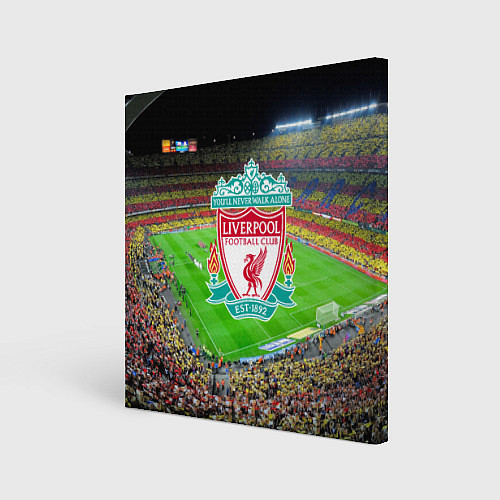 Картина квадратная FC Liverpool / 3D-принт – фото 1