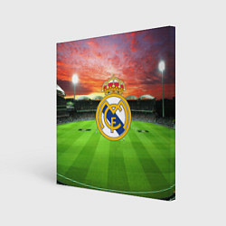 Холст квадратный FC Real Madrid, цвет: 3D-принт