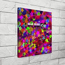 Холст квадратный Billie eilish, цвет: 3D-принт — фото 2