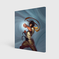 Картина квадратная Karate girl