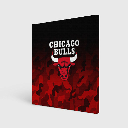 Картина квадратная CHICAGO BULLS / 3D-принт – фото 1