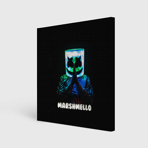 Картина квадратная Marshmello / 3D-принт – фото 1