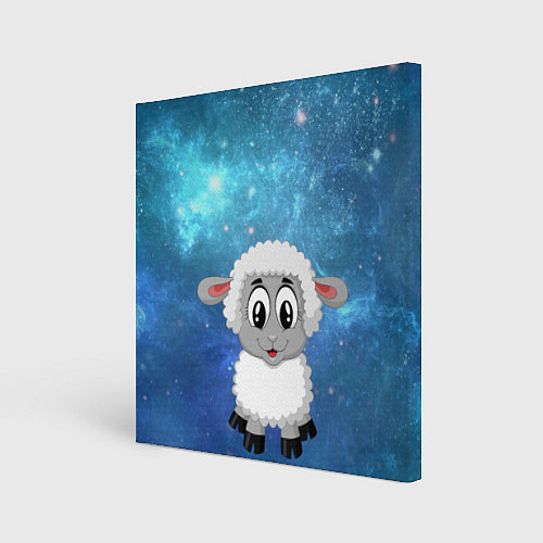 Картина квадратная Овечка / 3D-принт – фото 1