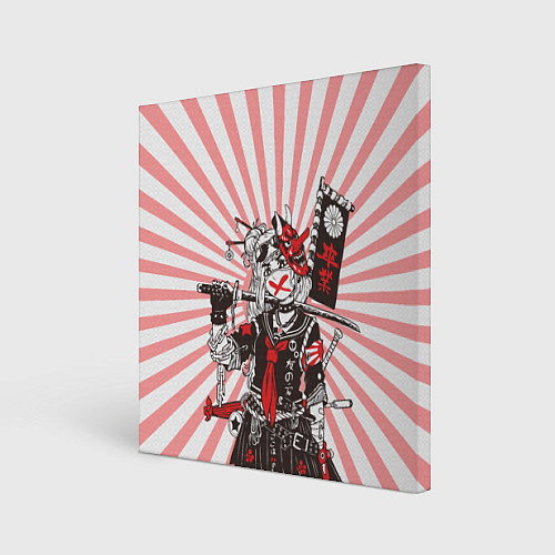 Картина квадратная Убийца розового солнца / 3D-принт – фото 1