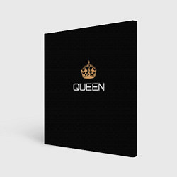 Холст квадратный Королева, цвет: 3D-принт