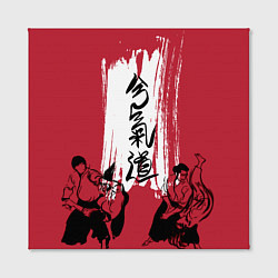Холст квадратный Айкидо, цвет: 3D-принт — фото 2