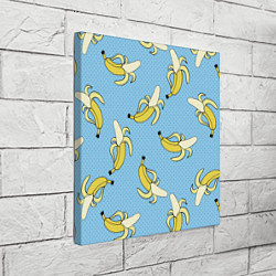 Холст квадратный Banana art, цвет: 3D-принт — фото 2