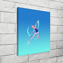 Холст квадратный Фигурное катание, цвет: 3D-принт — фото 2